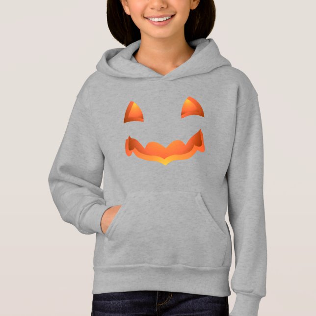 Baby Halloween Hoodie Jack-o-lantern Sweatshirt Tee (Framsida)
