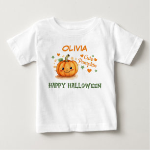 Baby Halloween Söt Pumpa  T Shirt