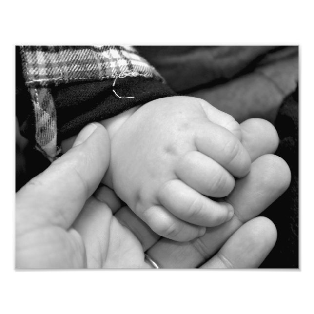 Baby Hand Fototryck (Framsidan)