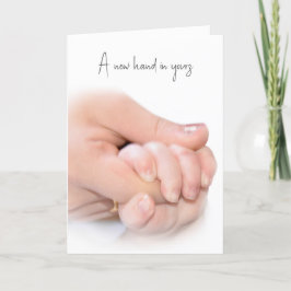 Baby Hand Grattiss Kort