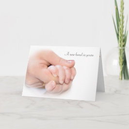 Baby Hand Grattiss Kort