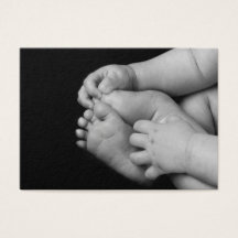 Baby Händer och Feet Black and White