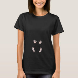 Baby Händer och Feet Moderskap av Leslie Harlow T-shirt