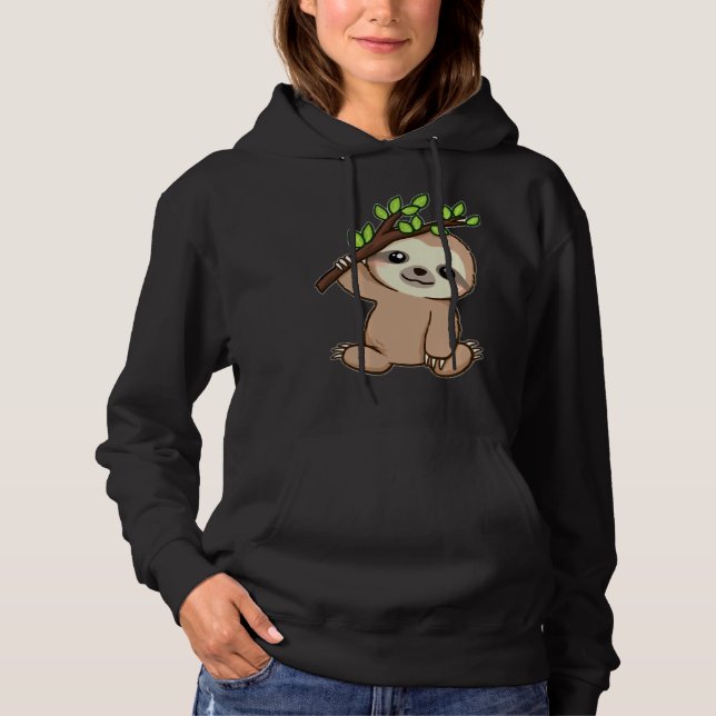 Baby Hanging Sloth T Shirt (Framsida)