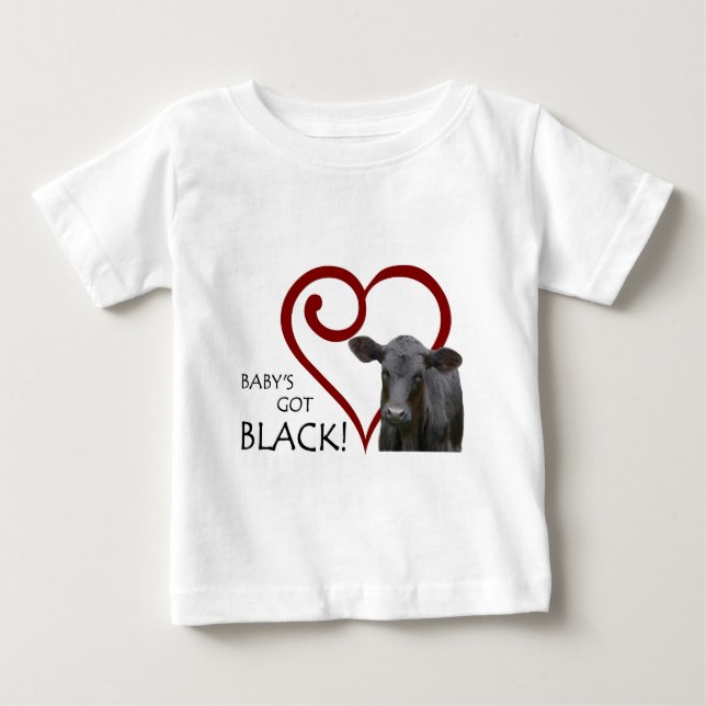 Baby harsvart tee shirt (Framsida)