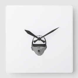 ~Baby Hat~ WALL CLOCK, ANPASSAT DET! Fyrkantig Klocka