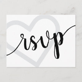 Baby Heart | Klassiskt svart OSA Entree Vykort