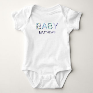 Baby Hearts-bodysuits med fot T Shirt