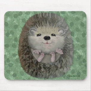 Baby Hedgehog Mousepad Musmatta