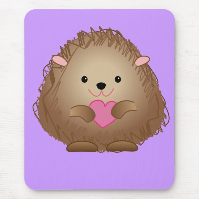 baby hedgehog mousepad musmatta (Framsidan)