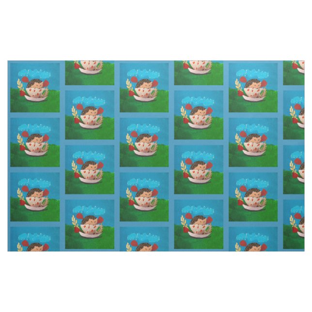 Baby Hedgehog Tyg (Fat Quarter)