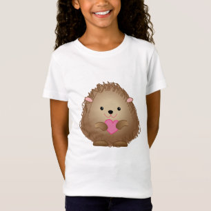 Baby Hedgehog w/Heart Girl T Tröja