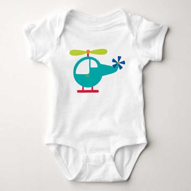 Baby helikopter t shirt (Framsida)
