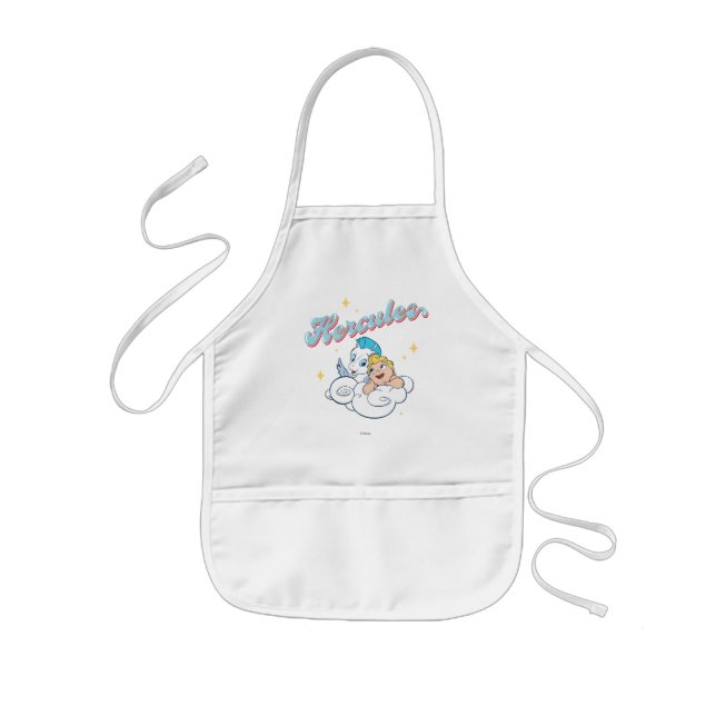 Baby Hercules and Pegasus on a Cloud Kids' Apron Barnförkläde (Framsidan)