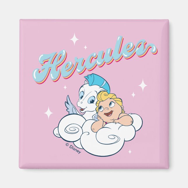 Baby Hercules and Pegasus on a Cloud Magnet (Framsidan)