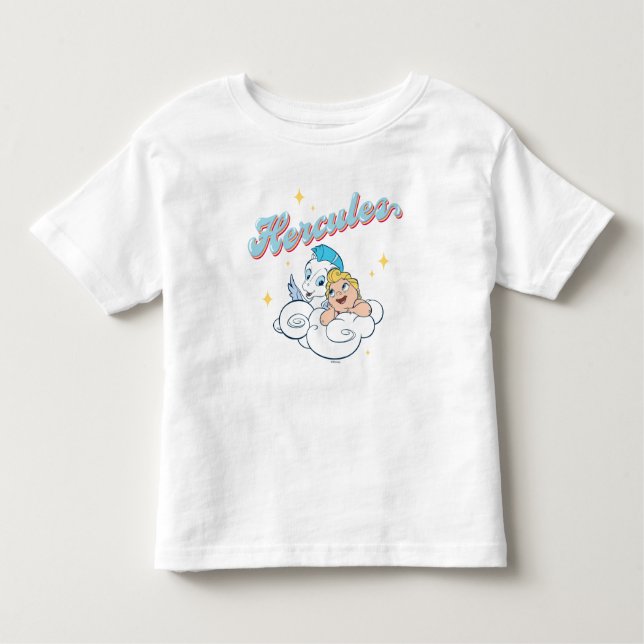 Baby Hercules and Pegasus on a Cloud Toddler T-shi T Shirt (Framsida)