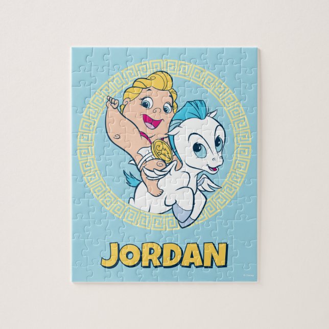 Baby Hercules Riding Pegasus Jigsaw Puzzle Pussel (Vertikal)