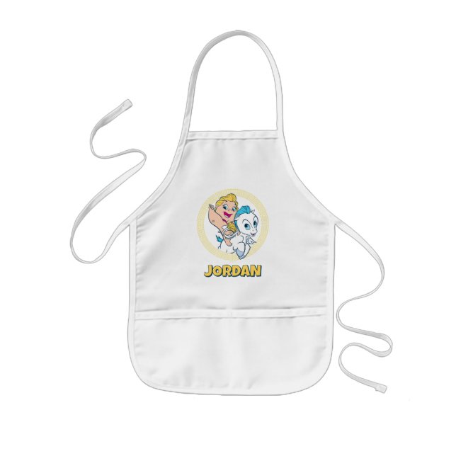 Baby Hercules Riding Pegasus Kids' Apron Barnförkläde (Framsidan)