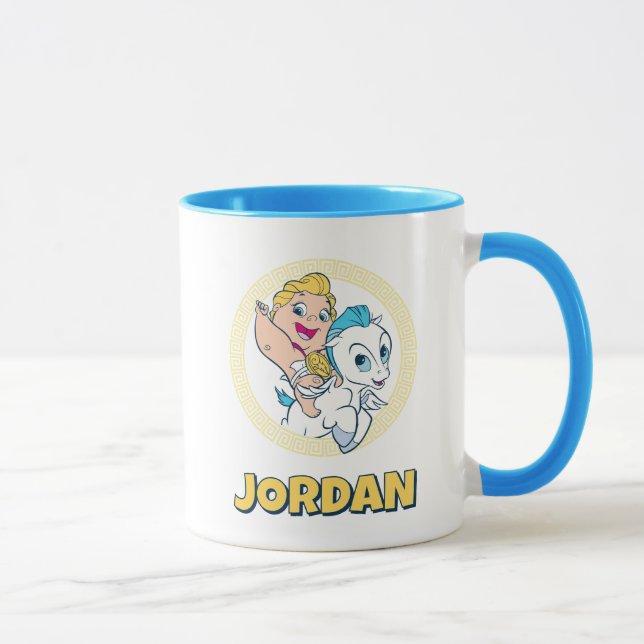 Baby Hercules Riding Pegasus Mug Mugg (Höger)