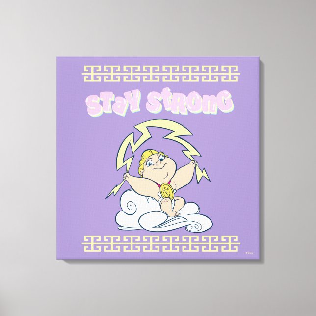 Baby Hercules - Stay Strong Canvas Print (Framsida)