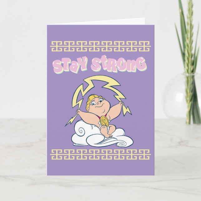 Baby Hercules - Stay Strong Card Kort (Framsida)