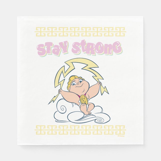 Baby Hercules - Stay Strong Napkins Pappersservett (Framsidan)