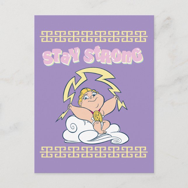 Baby Hercules - Stay Strong Postcard Vykort (Framsida)