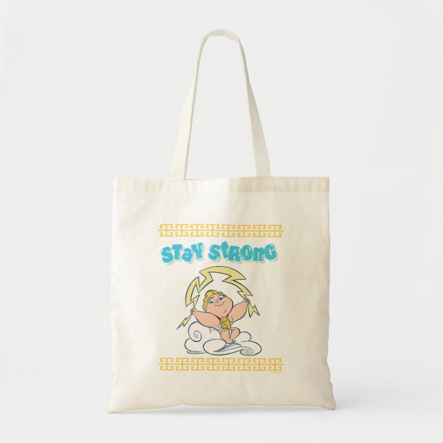 Baby Hercules - Stay Strong Tote Bag Tygkasse (Framsidan)