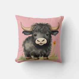 Baby Highland Cow Girls Kudde