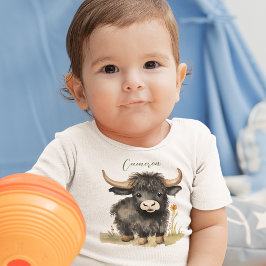 Baby Highland Cow T Shirt