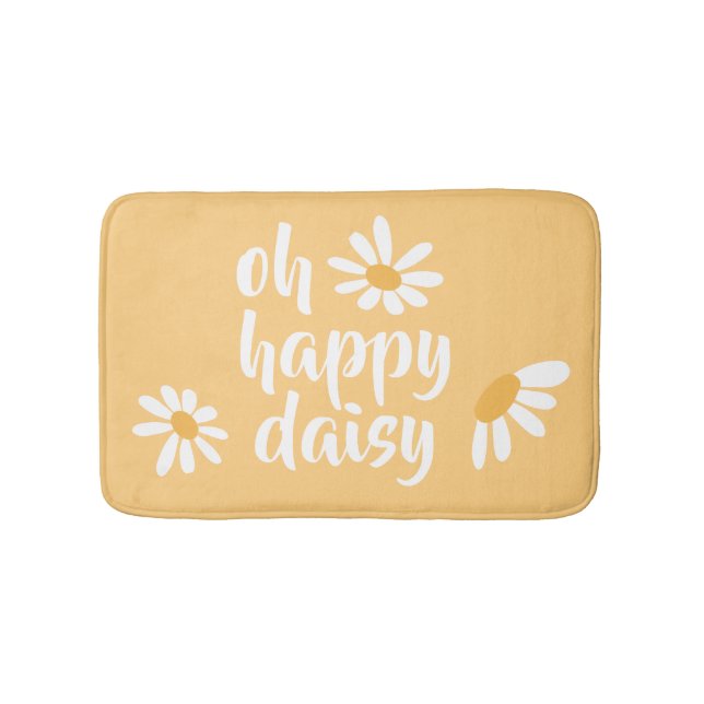 Baby Hippie Lycklig Daisy Bath Mat Badrumsmatta (Framsidan)