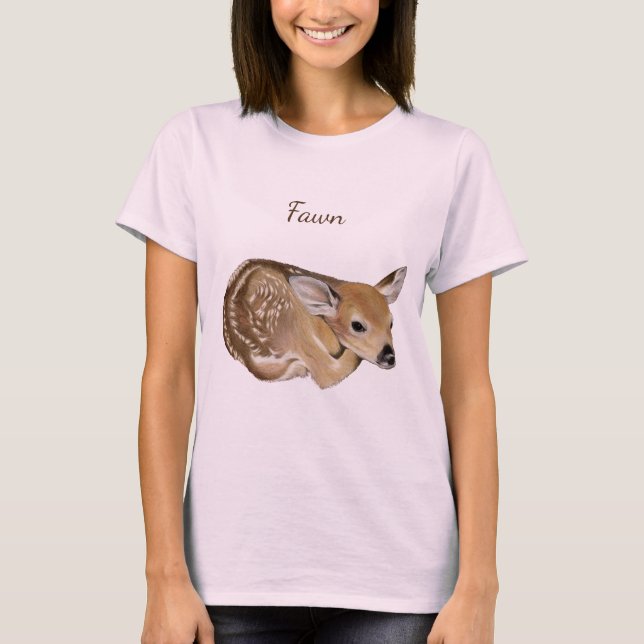 Baby Hjort Fawn T Shirt (Framsida)
