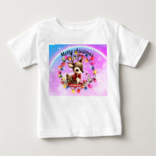 Baby Hjort i ett utlopp i ljus T Shirt