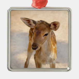 Baby Hjort Julgransprydnad Metall