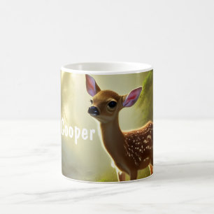 Baby Hjort Wildlife Porträtt Personlig Kaffemugg