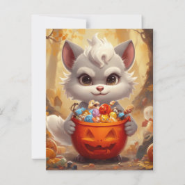 Baby Holiday Wolf Vykort