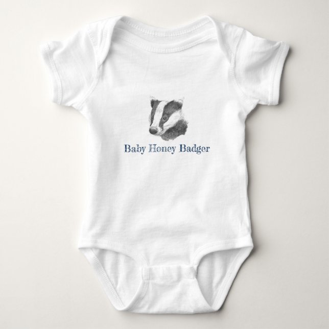 Baby Honey badger T-shirt (Framsida)