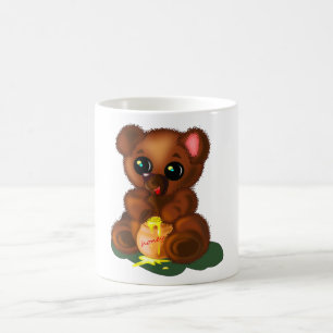 Baby Honungsbjörn Mugg - Söt - Målning