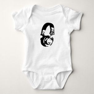 Baby hörlurar en peice DJ House Music edm Tee