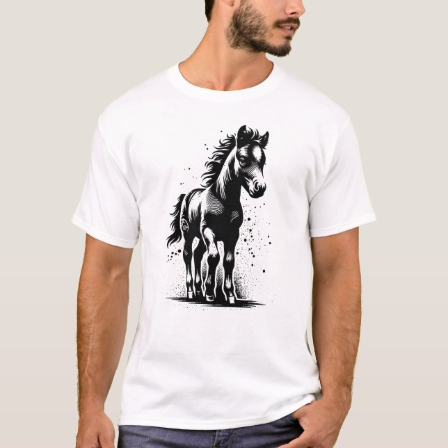 Baby Horse T Shirt (Framsida)