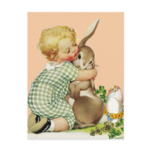 BABY HUGGANDE PÅSKHARE,Rosa