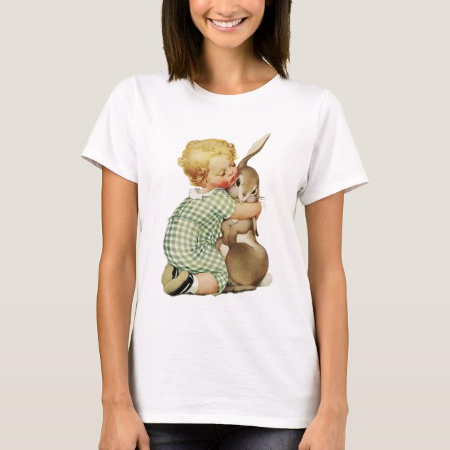 BABY HUGGING PÅSKHARE TEE SHIRT (Framsida)