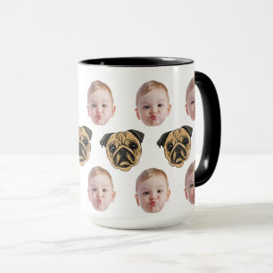 Baby Hund Make Funny för morföräldrar födelsedag Mugg