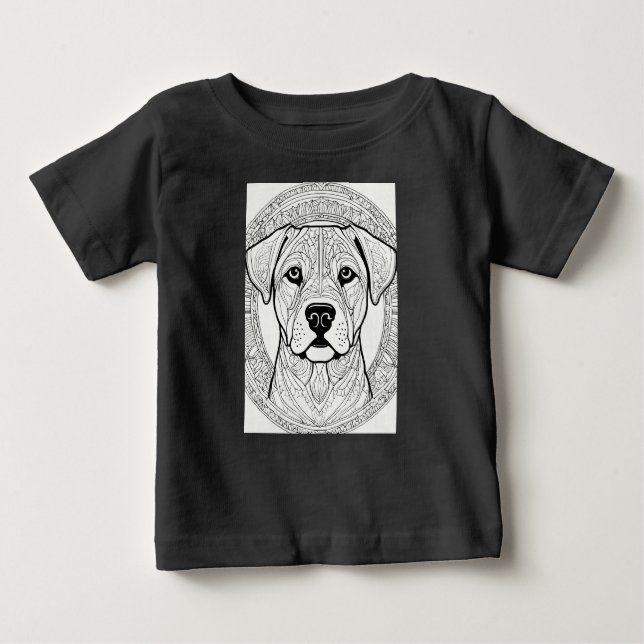 Baby Hund T Shirt (Framsida)