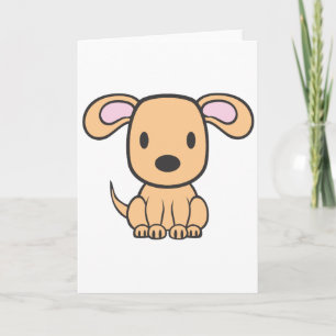Baby Hund Tecknad Kort