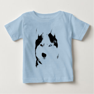 Baby Husky Bodykostdräkt Sled Hund Baby Creepers Tee