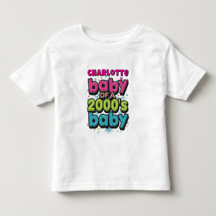 Baby i 2000-talets Baby Personlig Småbarn T-shirt