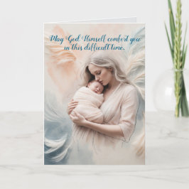 BABY I ANGEL ARM SYMPATHY CARD TACK KORT