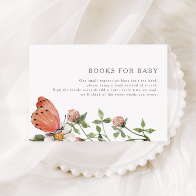 Baby i begäran om Bok i Bloom Wildblomme Baby Show Tilläggskort (Skapare uppladdad)