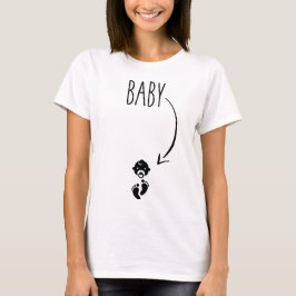 Baby i Belly - Gravid annons T Shirt